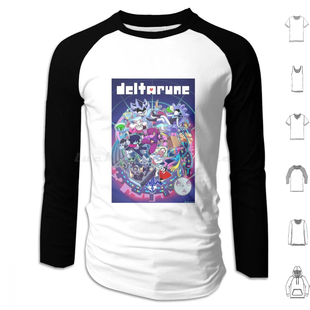 Deltarune Chapter 2 Poster Hoodie cotton Long Sleeve Deltarune Deltarune Chapter 2 Kris Kris Dreemurr Deltarune Kris