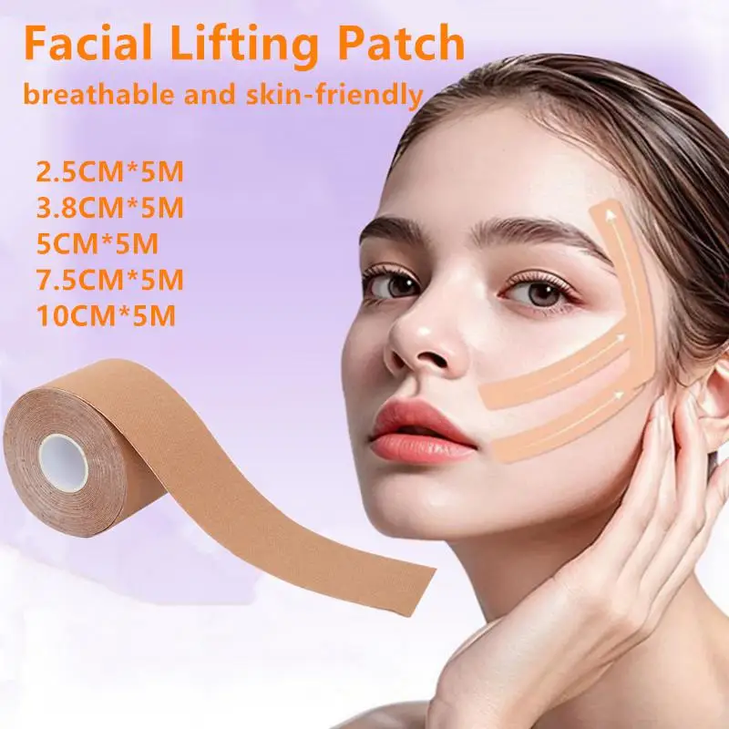 【WA】Face And Neck Wrinkle Removal Tape Smooth Multipurpose High Elasticity Face Sticker For Forehead Neck Lips Chin Care Tool