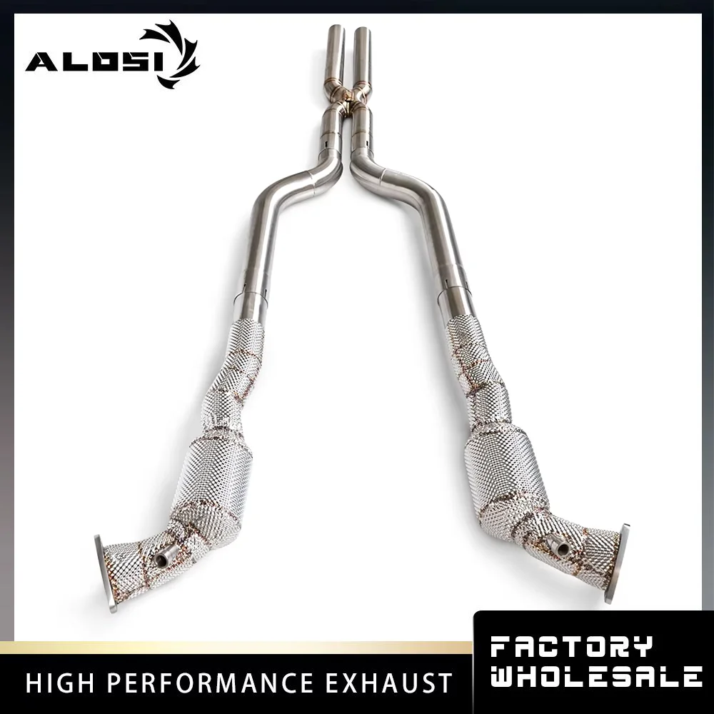 

Car downspouts are suitable for Maserati Gran Turismo / GT 4.2 / 4.7 (2008-2023) high-performance exhaust downspouts