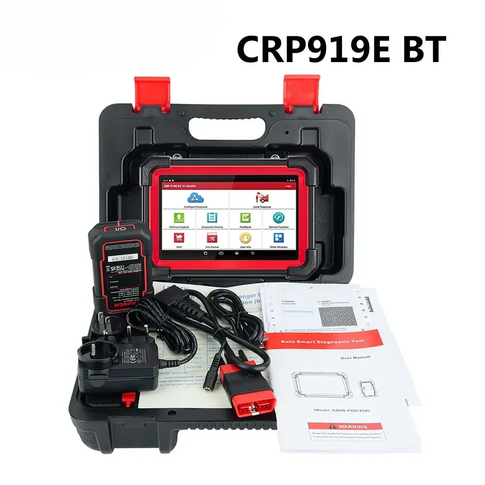 NEW LAUNCH X431 CRP919E BT OBD2 Scanner,Bidirectional Scan Tool,added CAN FD/DoIP,OE-Level All System Diagnostic,with BT adapter