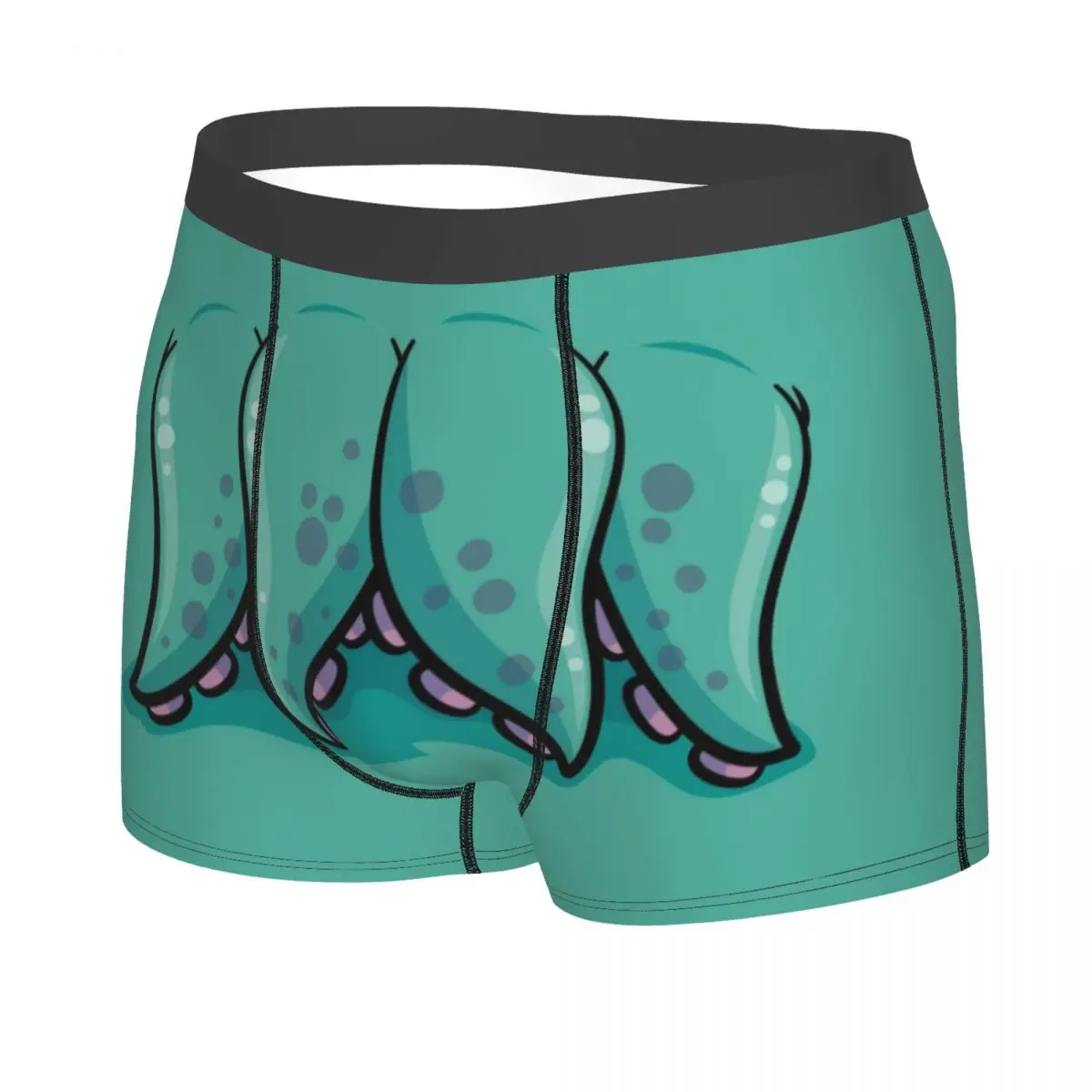 Custom Cool Funny Cthulhu Monster Tentacle Boxers Shorts Panties Men's Underpants Stretch Briefs Underwear