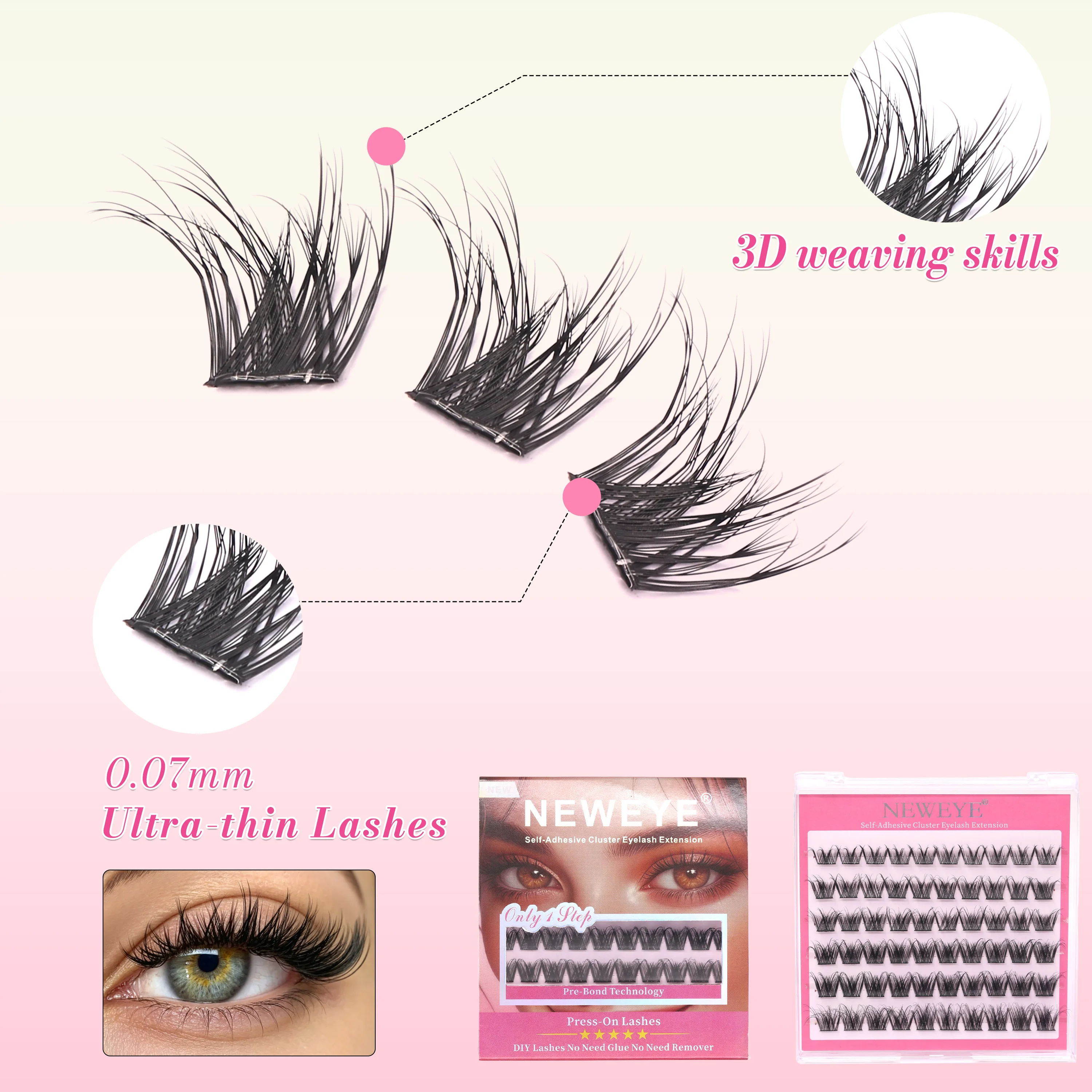 NE Series NE05 New Packing 6Ro - Eyelash Extension No 10 review and price