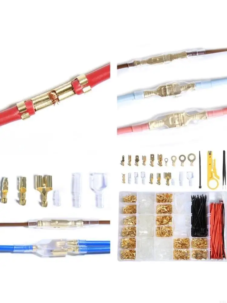 

Электрик E5BE Выберите ассортимент разъема SPADE 1450PCS с мужчинами и женщинами обжима