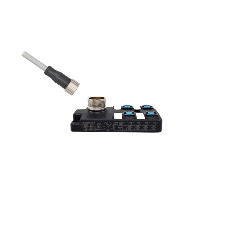 2026/M12 to M23 4-20ma 4-Port Splitter with Pre-assembled Cable Dedicated Signal Sensors Simplifies Wiring Plug and Play