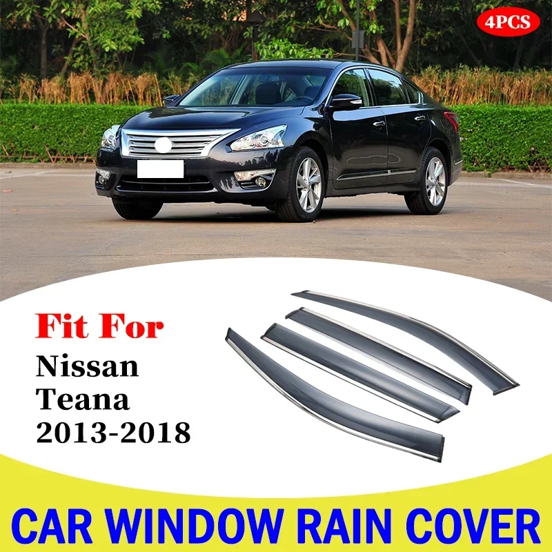 

For Nissan Teana 2013-2018 Car Window Visor Wind Deflector Rain Sun Visor Shield Cover Awnings Shelters cover Car Accessory