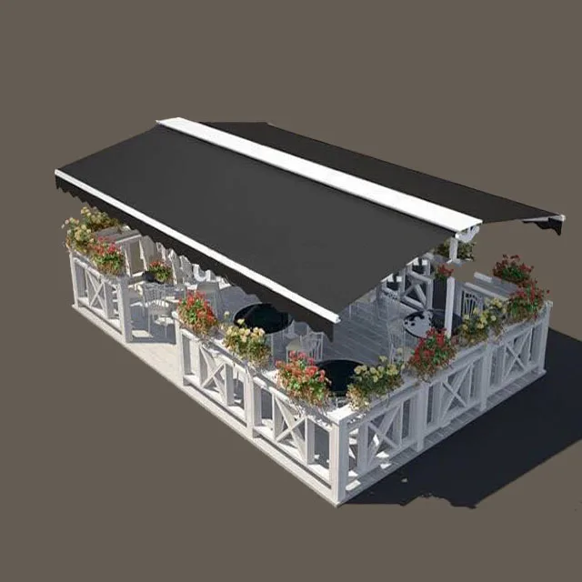 

ATV&UTVGarden Parasols Outdoor Restaurants Double Open Retractable Arm Awning