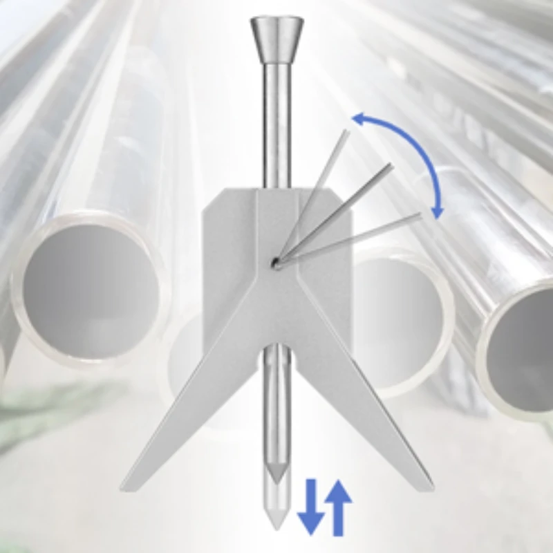 Pipe Center Finder With Centering Head Tool Safety Pipe Center Finder Y-Type 4 Inch Safety Pipe Marker Centering Head Tool Easy