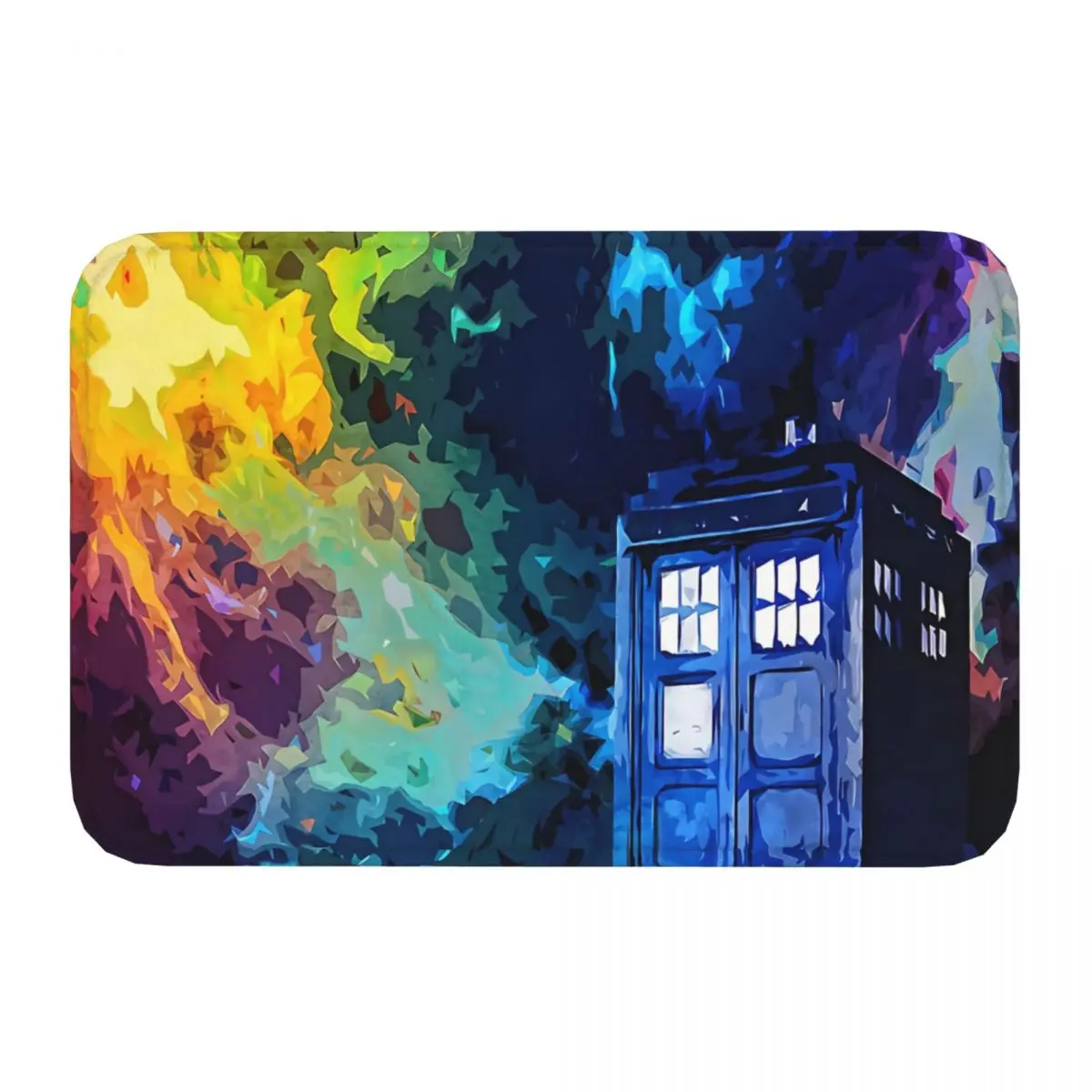 Time In Space Anti-Slip Rug Doormat Kitchen Mat Hallway Carpet Welcome Decor