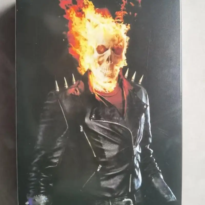 Hot Mov Ghost Rider Action Figure 10 Inch Jointed Movable Luminous Skeleton Super Hero Collectible Model For Adult Collection view 6