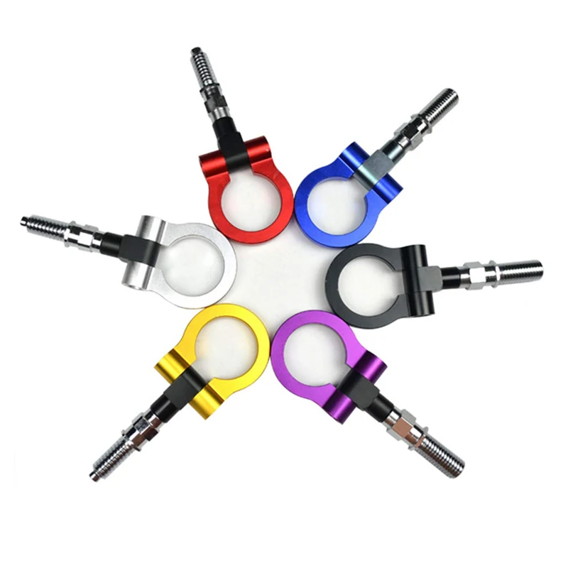 خطاف سحب عالمي للسباق الأمامي والخلفي خطاف مقطورة السيارة خطاف جر السيارة للسيارات الأوروبية M16 ألوان متعددة #6