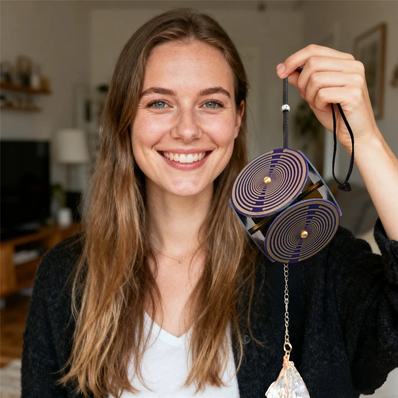 MWO Multidimensional Polarizing Disk Pendant Meditation Yoga Practice Energ Purificationy Disc Energy Guardian Vibrator Pendant