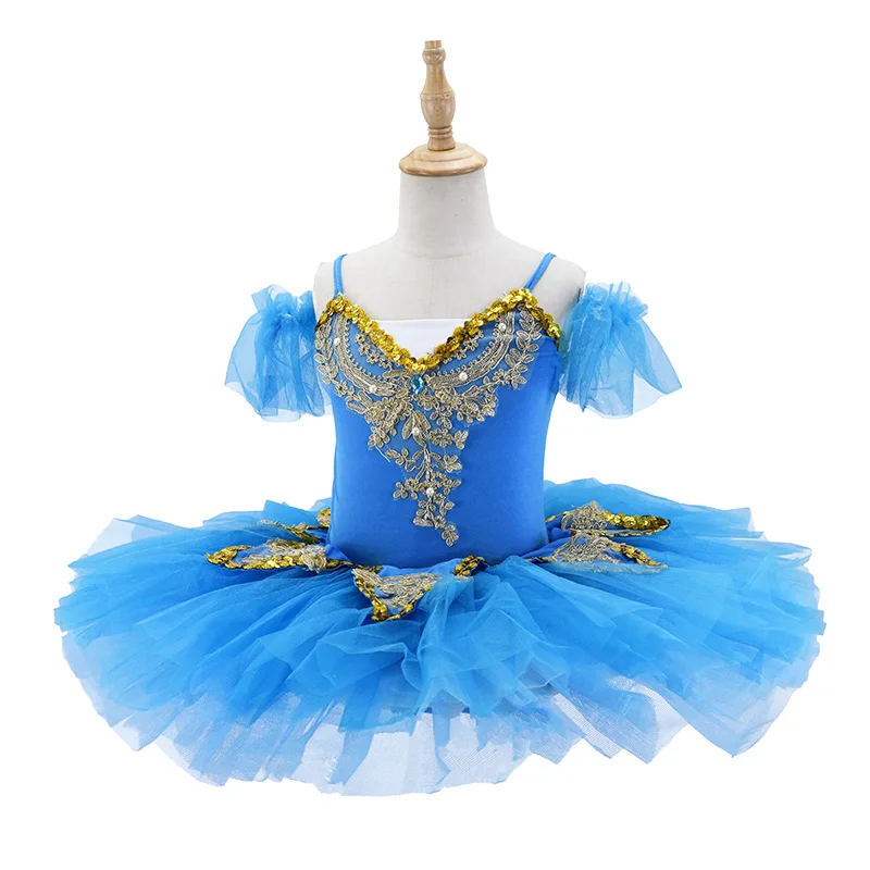 2023 Pink Blue Classical Tutu Women Professional Ballet Platter Sleeping Beauty Ballet Stage Costume Tutu Girls