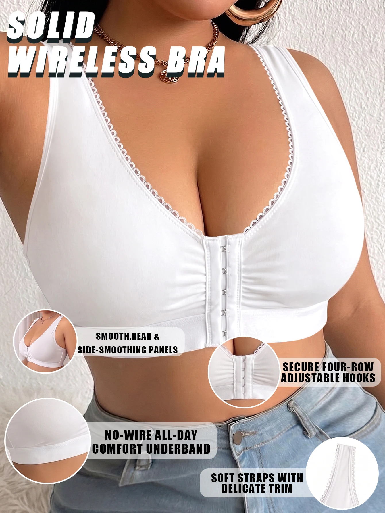 Plus Size Dames Volle Cup Draa - Push Up Bra Padded recensie en prijs