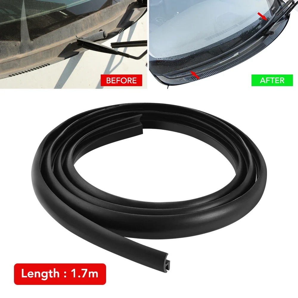 1.7M Car Wiper Panel Moulding Dashboard Sealing Strip For Peugeot 206 307 407 308 Toyota Corolla Yaris Rav4 Avensis Mini Cooper