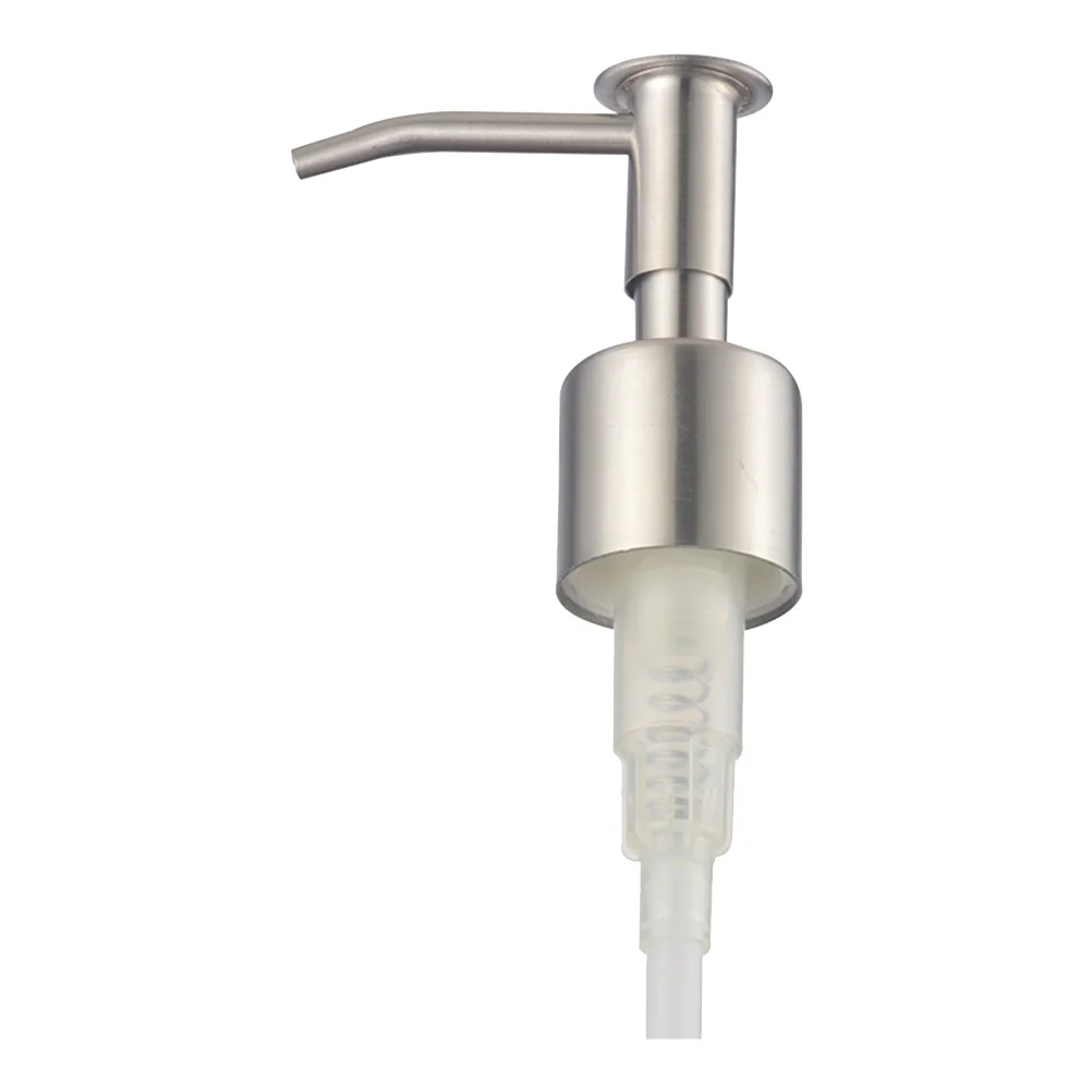 1 قطعة مضخة من الفولاذ المقاوم للصدأ رئيس موزع الصابون استبدال الصحافة رئيس ل الشامبو غسول السوائل عالية اللزوجة الحمام المطبخ