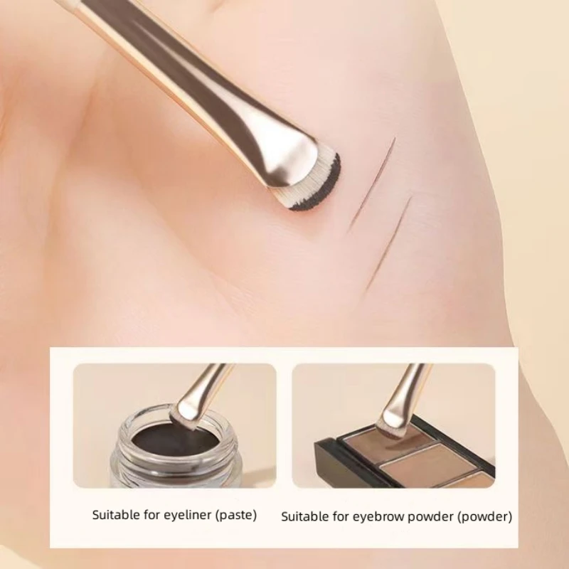 Eyeliner Brush Ultra Thin Fine Angle Flat Eyebrow Brush Under The Eyes Liner Place Precise Detail Brush