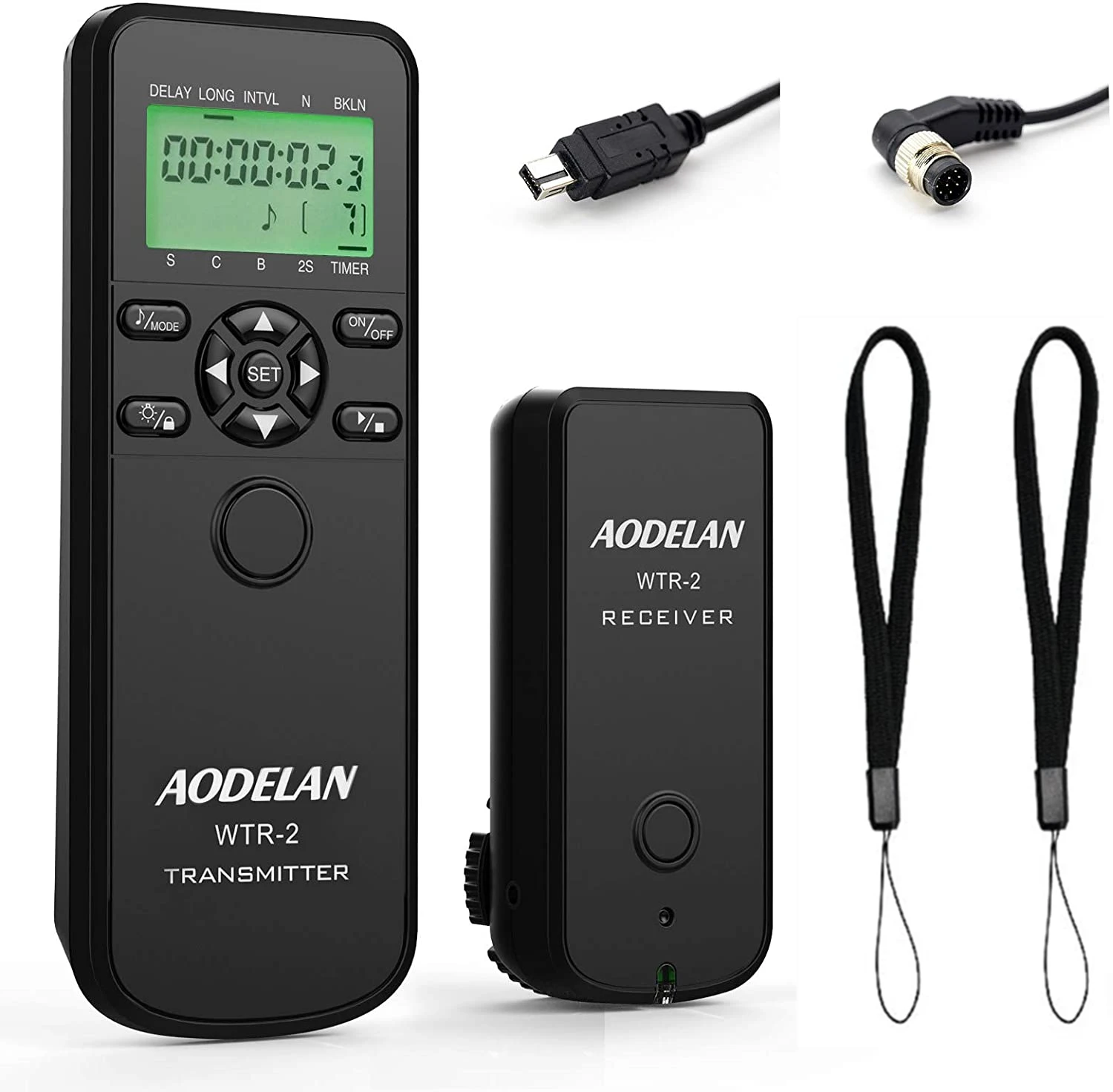 AODELAN Wireless Camera Timer Remote Control Shutter Release for Nikon Z9, Z7 II, Z6 II, Z6, Z5 D780, D6, D850, Coolpix A, P950,