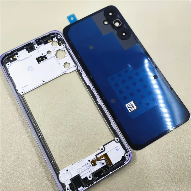 A+++ Full Housing for Samsung Galaxy A05S SM-A057F Middle Frame + Battery Cover Back Rear Door Housing Case with Camera Lens