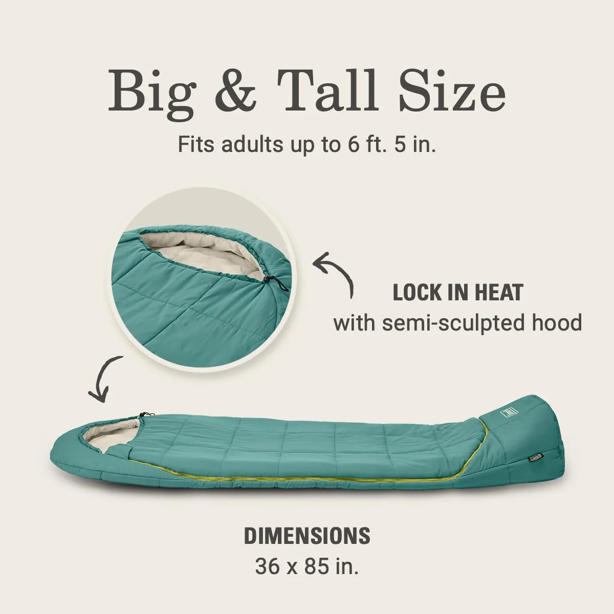 ！@Outdoor Camping Winter Mummy Sleeping Bag Nylon Fabric Envelope Style Can Withstand Minus 20 Degrees for Cold Weather