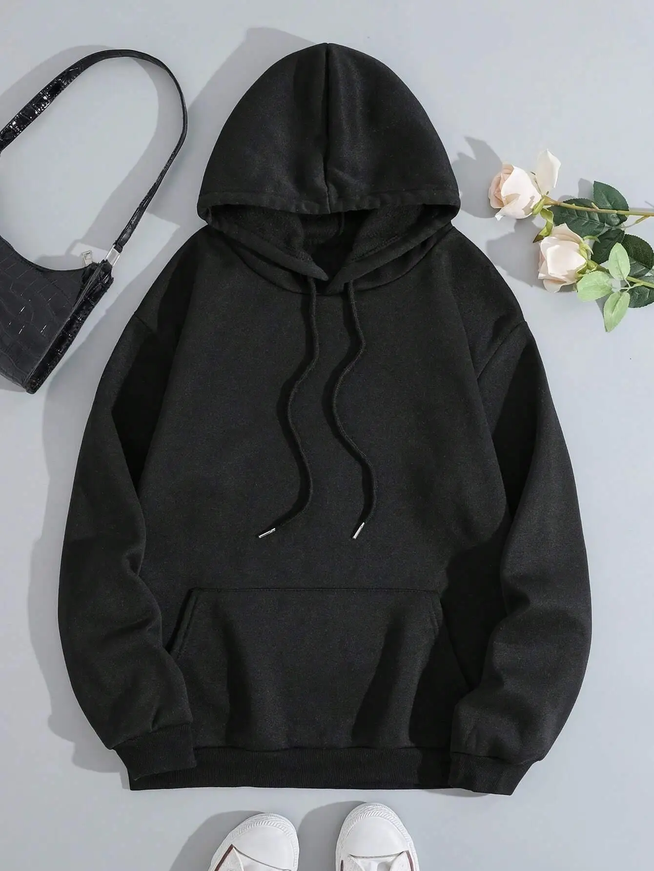 Trust Nobody A Stranger With A White Hood Hoodie Women Warm Fleece Hoody Fashion Casual Sweatshirts Autumn Loose Sportswears