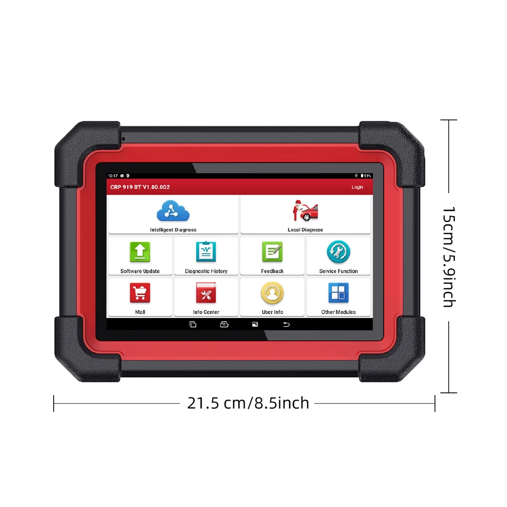 LAUNCH X431 CRP919E BT Auto-Diagnosegerät OBD2-Scanner Alle-System-Diagnosewerkzeug ECU-Codierung Bidirektionales Scan-Tool Unterstützt CANFD DOIP 2 Jahre Kostenlose Aktualisierung – Detail 14