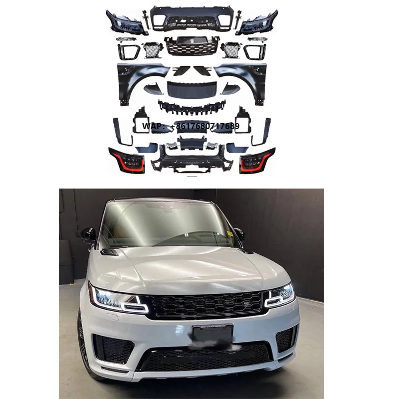 OEM Bodykit UPGRADE to Customized Edition Tuning Front Rear Bumper Body Kit for Range Rover Sport L494 2014-2017 up to 2018-2022