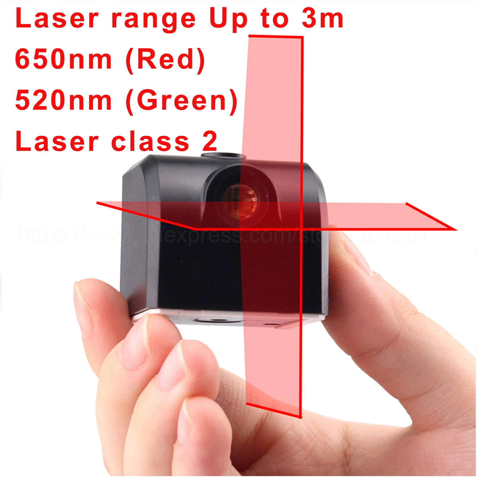 Mini medidor de níveis de laser portátil vermelho/verde, 2 linhas horizontais e verticais, linhas cruzadas, carregamento usb, laser vermelho super poderoso