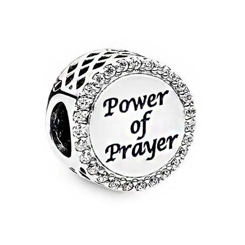 Hot Sale Collection Series Angel Poetry Book Black White Bagua Charm Bead Fit Original Bracelet DIY Accessories Gift For Women view 3