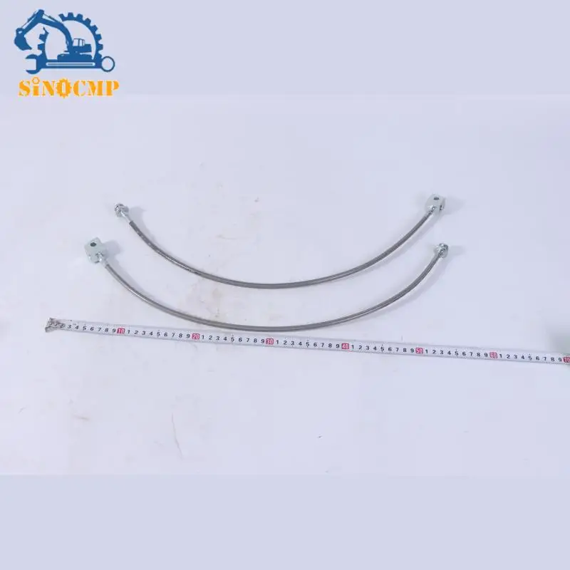 2pcs/lot 2-6 inch Lifts Front + Rear Extended Braided Brake Hose Lines For Nissan Patrol GQ Y60 GR GU Y61 Car Accessories