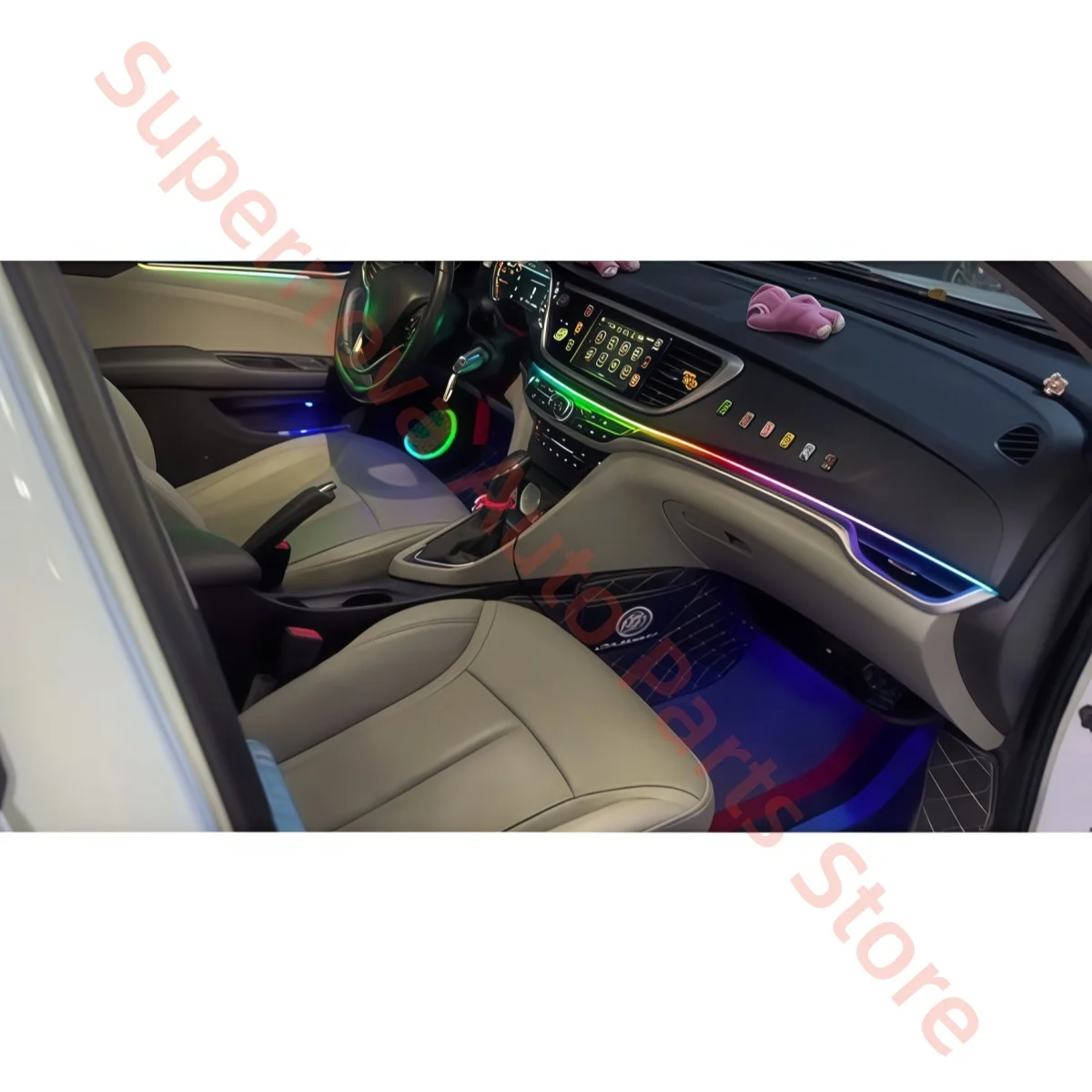 LED Ambient light For Buick Excelle 2015-2021 automotive interior lighting upgrade Car accessories footlight Decorative strip