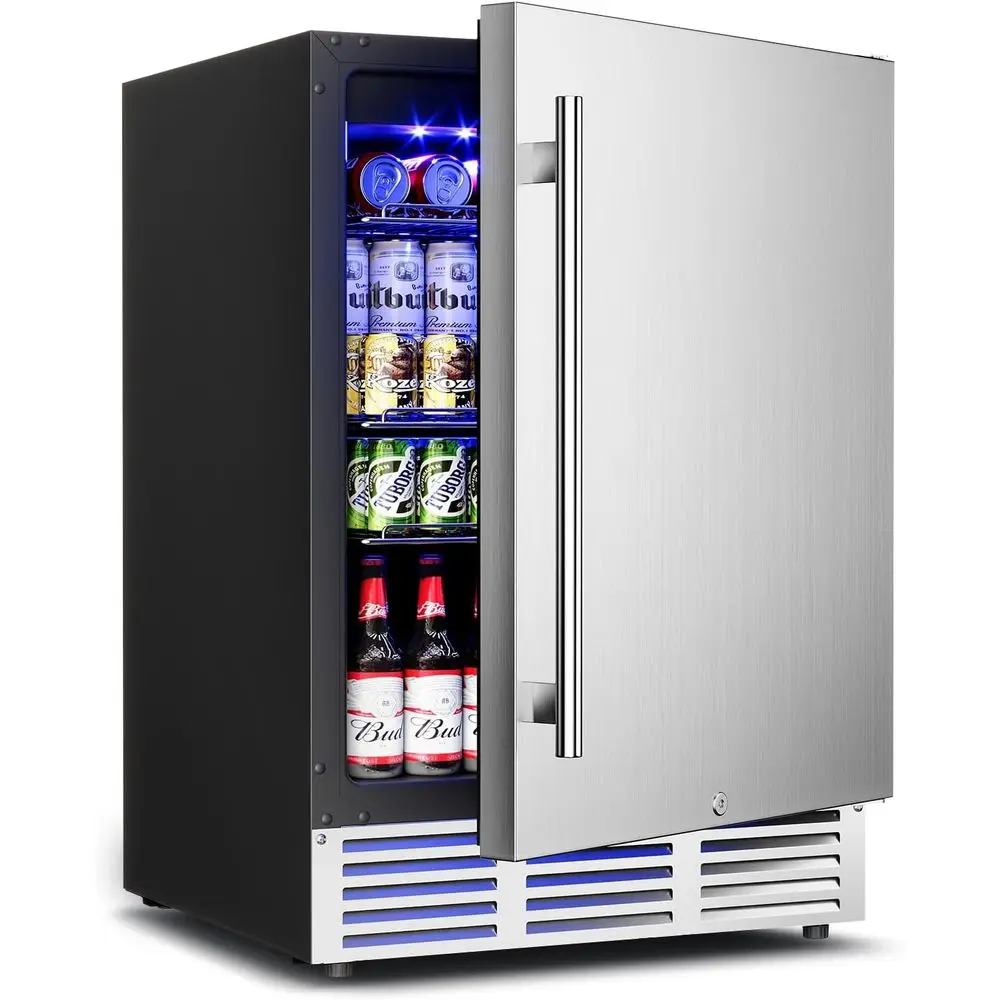 

Холодильник для напитков из нержавеющей стали на 24 поддона (на 180 банок), идеально подходит для домашнего бара и уличной кухни, с возможностью индивидуальной настройки