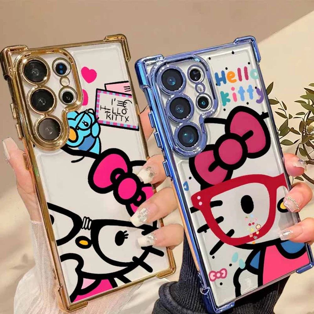 Sweet H-hello-Kittys For Samsung A57 A37 A73 A56 A55 A54 A53 A52 A51 A36 A35 A34 A33 A32 A31 A26 A25 A24 A23 A22 Soft Phone Case