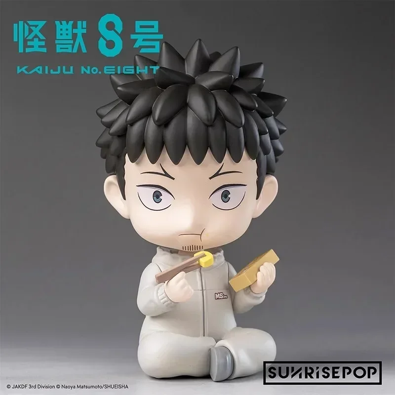 Kaiju No. 8 Action Figure Sousuke Hoshina Changeable Head Sitting Pose Kaiju No. 8 Anime Peripheral Desk Decor Toy Kid Gift