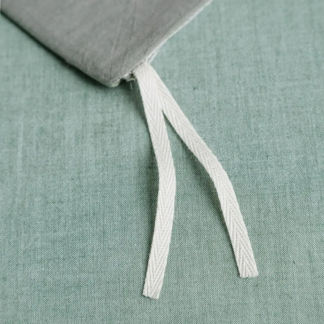 Set copripiumino 3 pezzi in cotone lavato naturale (Queen/Completo) 1 copripiumino 2 federe Qualità alberghiera Morbido e traspirante Ipoaller