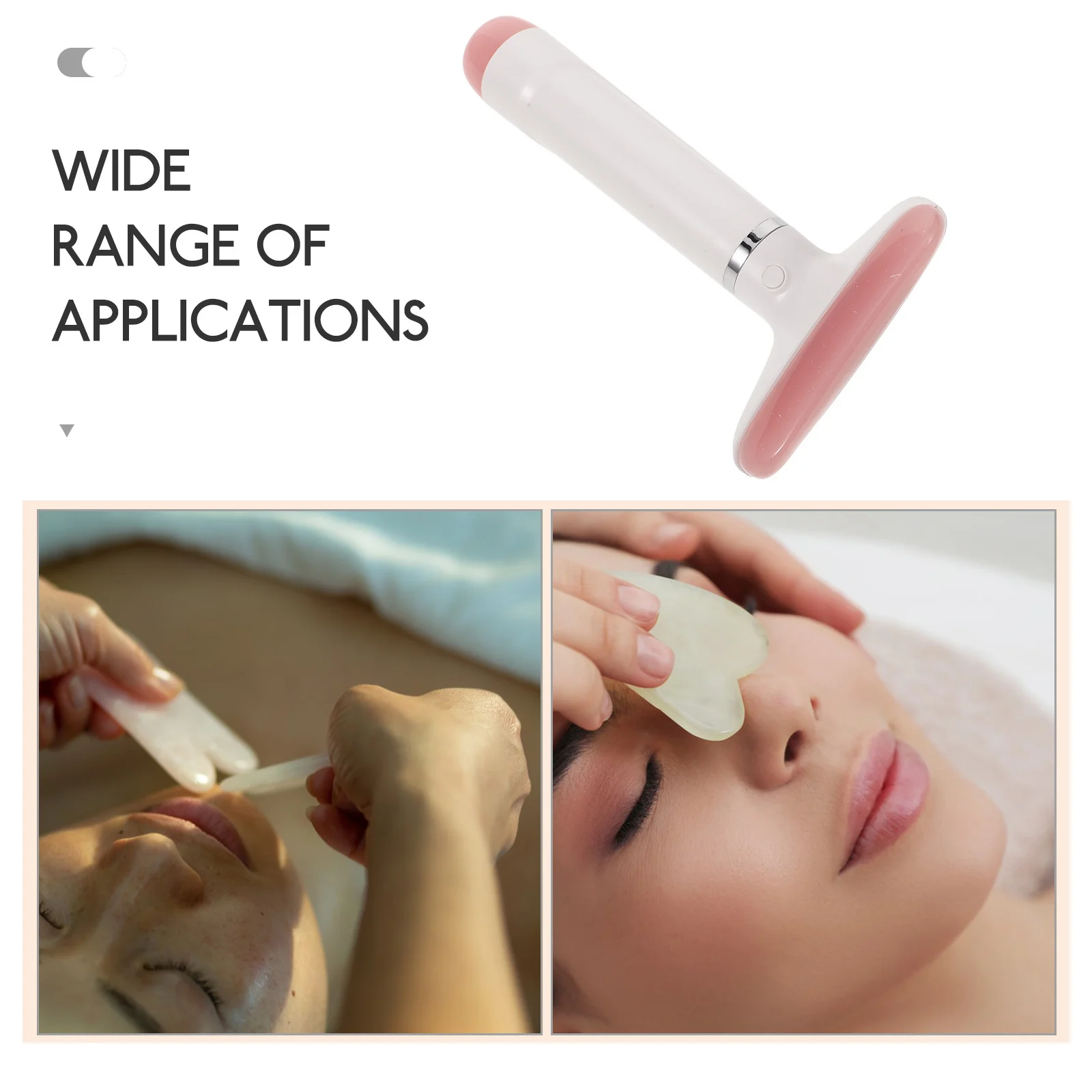 Tabla de raspado de estiramiento Facial ABS Pmma, masajeador Facial duradero con borde liso, masaje en casa, fisioterapia, herramienta Guasha, masaje Facial