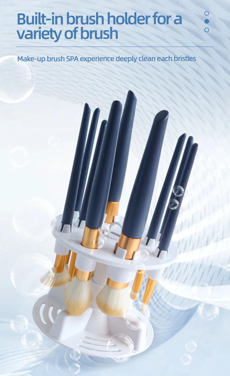 IFINE Beauty 2024 أحدث آلة تنظيف فرشاة الماكياج الكهربائية المحمولة التلقائي USB فرشاة للمكياج الأنظف وأداة المجفف