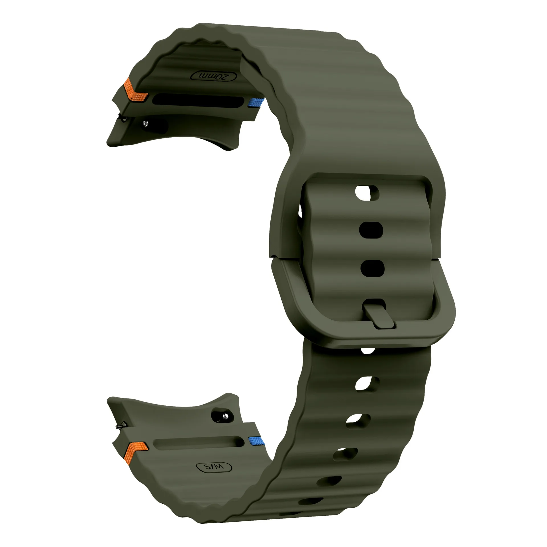 Original Silicone band for Samsung Watch 7 6 5 pro 44mm 40mm 45mm FE Sport Bracelet For Galaxy Watch 6Classic 43mm 47mm Strap