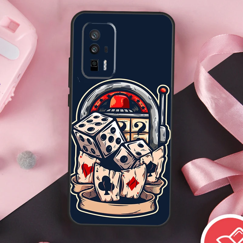  Casino Gambling Case For Xiaomi 13T 11T 12T Pro 12 Lite 13 14 Ultra POCO F6 F5 M6 X3 X5 X6 Pro F3 M5s Cover