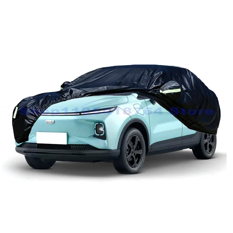 Car Cover Outdoor Protection Full Exterior Snow Cover Sunshade Dustproof Protection Cover For Geely Geometry E