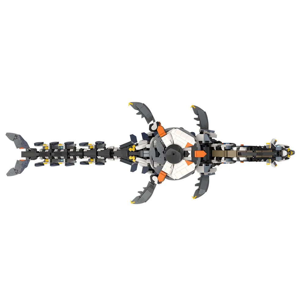 

Game Expert MOC Horizon Thunder Mechanical Beast Building Blocks Tide Ripper Figures Model DIY Assemble Toys Gift for Adult Kid