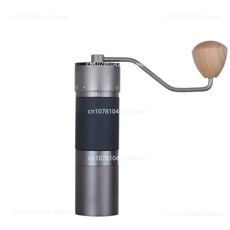 K6 Manual Coffee Grinder Portable Grinder 420 Stainless Steel 48mm Stainless Steel Titanium Plated Burr