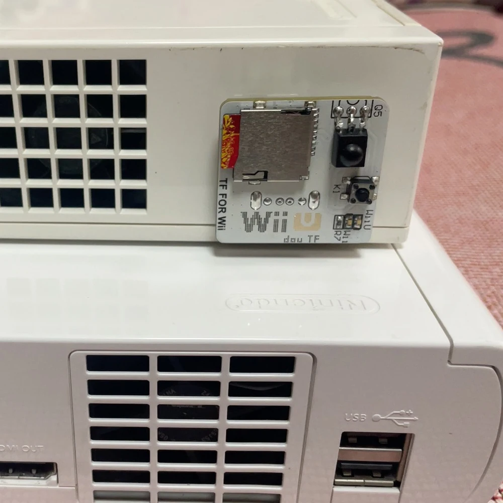 wiiU メモリ拡張メモリ付き WiiuデュアルシステムTFカード、USBミニメモリ拡張カードへの2つの
