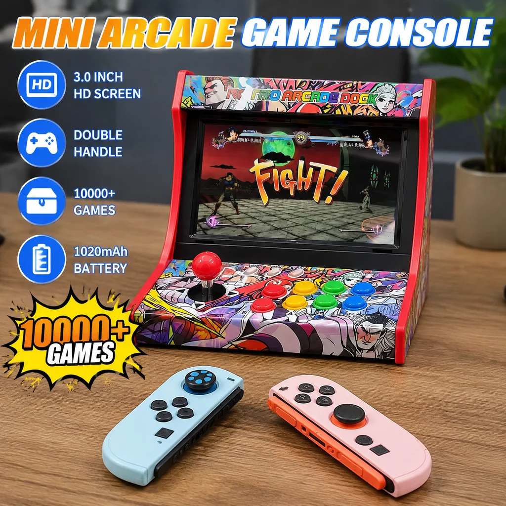 Honcam Arcade Controller Dock Retro Fighting Game Joystick Platform For Switch Oled Switch 2 Street Fighter Gaming