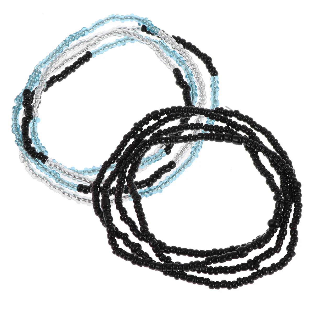 2 Pcs Belly Chains for Women Waist Jewelry Bikinis Body Jewellery Belt Decor Decoration