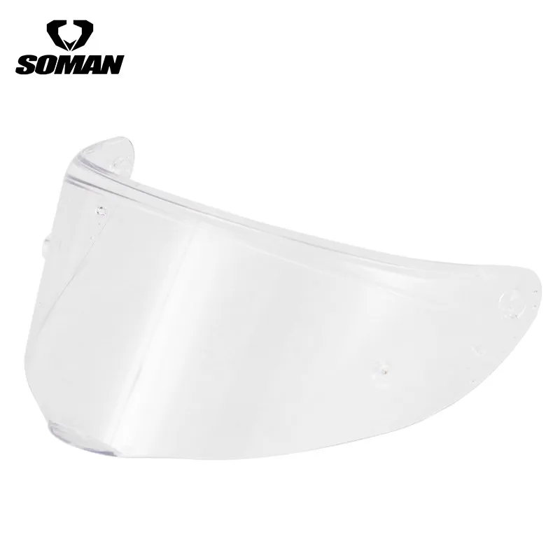 SOMAN motorcycle helmet lens SM973 locomotive full helmet original genuine windshield multi-color optional Helmet visor 6