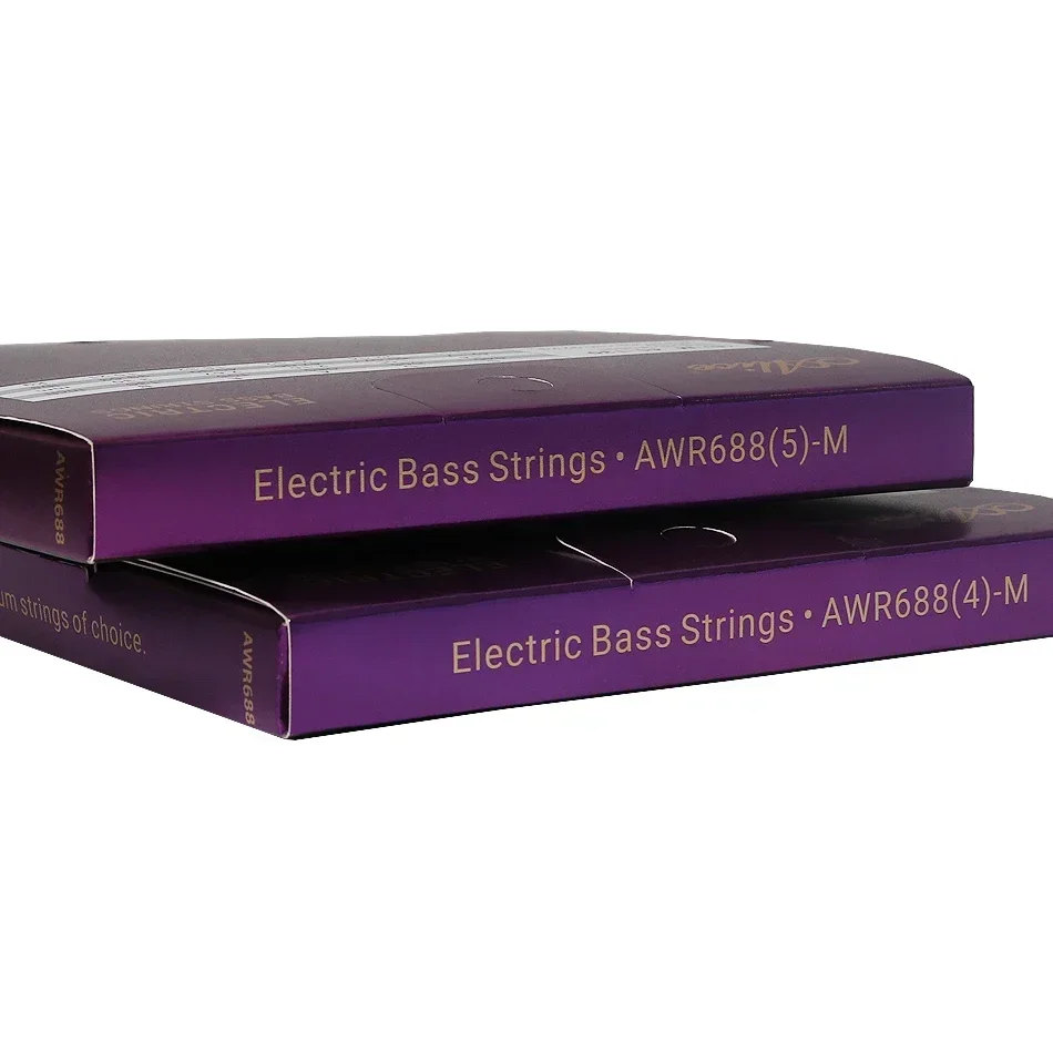 Alice AWR688 Electric Bass Strings For 4/5-Strings Bass Professional Use Medium Ni-Steel Winding Bass Accessories