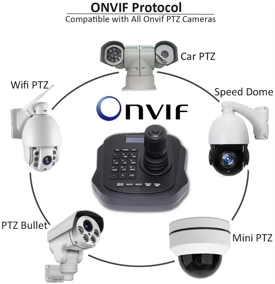 MYTECH Hot Sale USB Interface Wired PTZ Camera Controller Keyboard for CCTV Security Systems