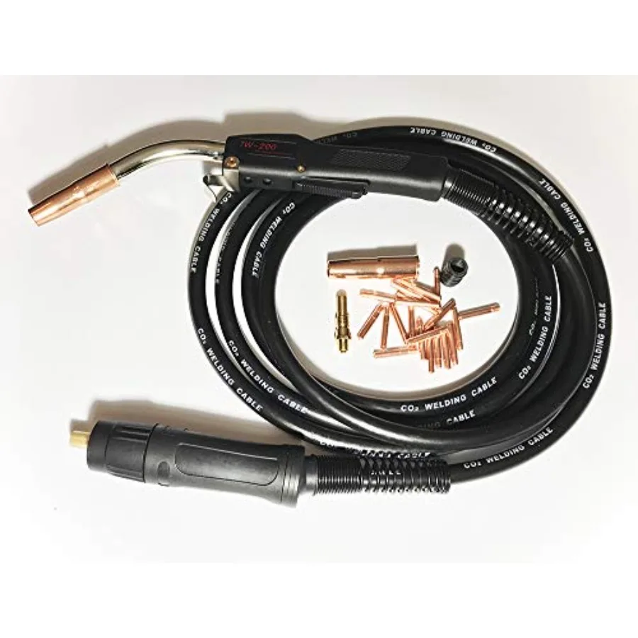 

Сварочный пистолет MIG для тяжелых условий эксплуатации, 250 А, 15 футов, совместим с ESAB MIGMASTER 250 ADD.035 KIT.