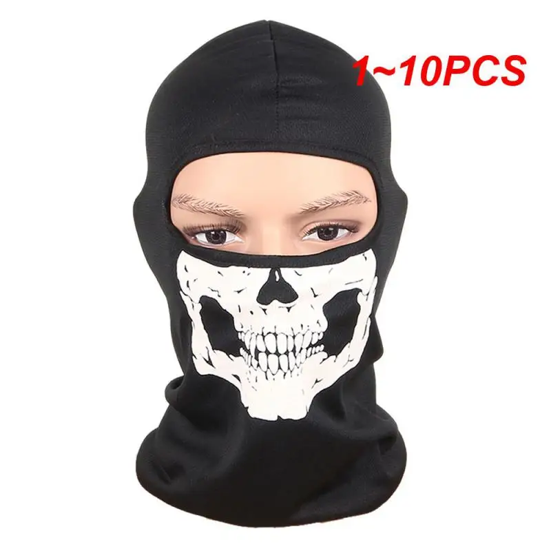 

1~10PCS Skull Print Bandana Balaclava Full Face Mask Scarf Outdoor Fishing Hunting Hiking Cycling Neck Gaiter Face Cover Shield