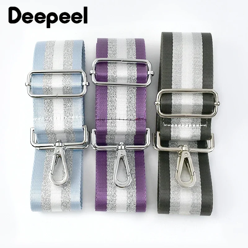 Deepeel-Correa para bolso de mujer de 5cm de ancho, correas para bolsos de hombro tipo bandolera, cinturón de nailon alargado ajustable, accesorio